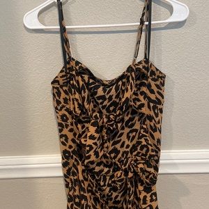 Cheetah maxi dress